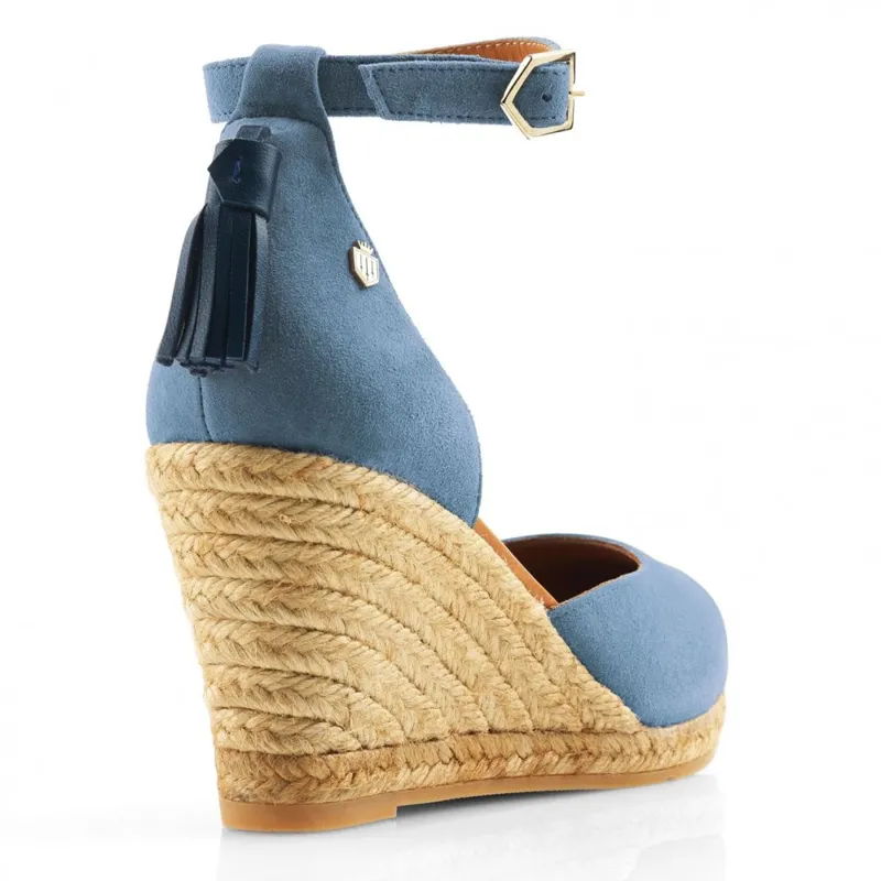 Fairfax and Favor Monaco Wedge Cornflower Blue-2
